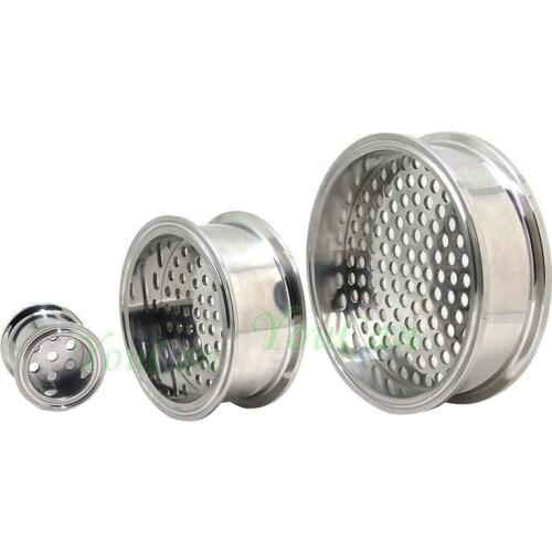Sanitary Stainless Steel SS304 1.5'' 2'' 2.5'' 3'' 3.5'' 4'' 6'' Tri Clamp Spool With Filter Plate For Homebrew