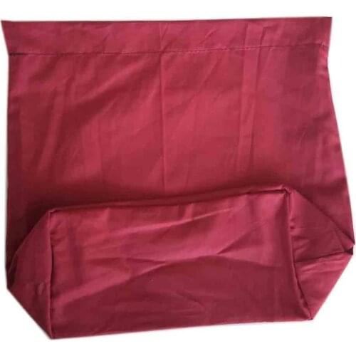 Mesh Pocket Bag Ready Primer Based 22x12cm Burgundy
