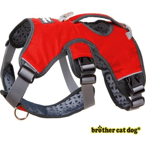 Dog Harness Walk Vest For Big Large Dogs Adjustable Strong Outdoor Padded Travel Reflective Harness Pitbull Dropship XL 8818