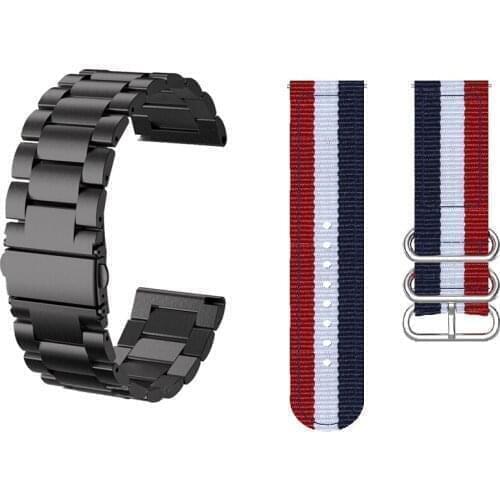 Replaceable Watchbands for HUAWEI WATCH GT 2 42mm 46mm/GT 2E/ HONOR Magic /watch 2 pro Stainless steel Strap Band GT2 Bracelet