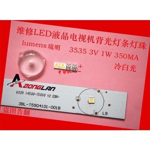LUMENS LED Backlight 1W 3V 3535 3537 Cool white LCD Backlight for TV TV Application 50pcs