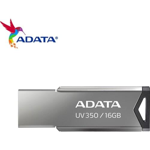 Original ADATA USB 3.2 Gen 1 Metal Flash Drive UV350 32G 64G 128G Memory Stick With Lanyard USB Pendrive Flash Disk For Computer