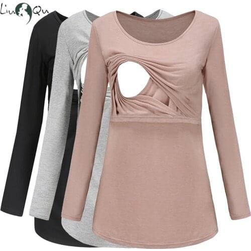 Pack of 3pcs Breastfeeding Top Maternity Clothes Casual Pregnant Women T Shirt Pregnancy Womens Clothing For Session Plus Size