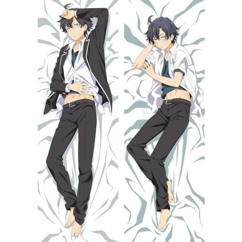 Japanese Anime Dakimakura My Youth Romantic Comedy Is Wrong, As I Expected Hachiman Hikigaya Hugging Body Pillow Cover Case