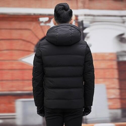 Plus size 10XL 9XL New Winter Down Jacket Mens Zipper and Hat Casual Clothes Medium-and-Long Coat Suit