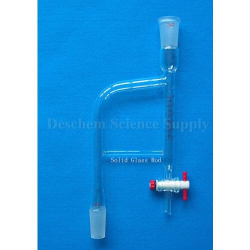 10ml,24/40,Glass Distillation Receiver,Dean Stark Adapter,PTFE Stopcock