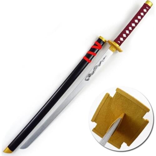 2 Style Cosplay Anime Yashahime: Princess Half-Demon Zhu Ye Wood Katana Knife Sword Role Playing Aiyana 102cm Wood Weapon Prop