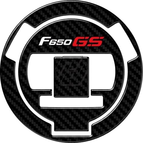 3D Carbon-look Motorcycle Fuel Gas Cap Protector Decals Case for BMW F650GS F650 GS 2008-2013