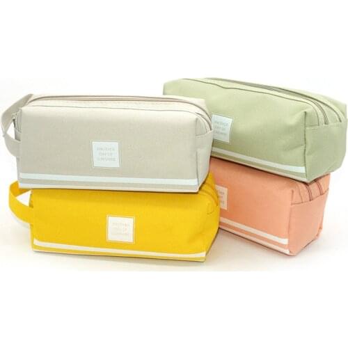 Pencil Case School Supplies Estuche Escolar Pennen Etui Large Astuccio Porta Penne School Trousse Scolaire Stylo Canvas Hairball