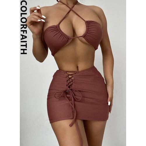 Купальники бикини Colorfaith China At AliExpress
