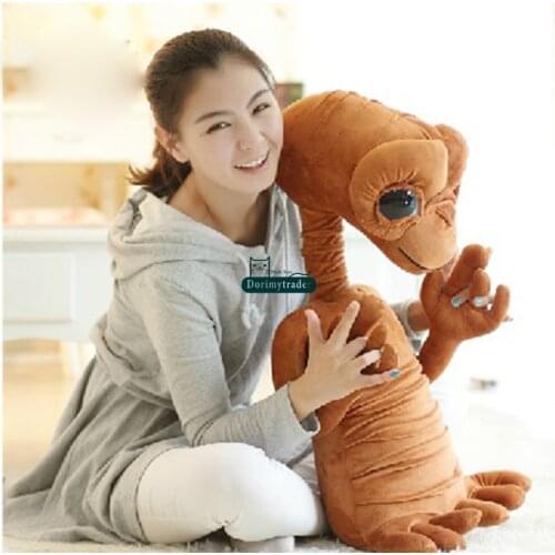 Dorimytrader 27'' / 68cm Hot Lovely Stuffed Soft Plush Cute Giant ET Alien Toy Doll Nice Gift for Kids Free Shipping DY60807