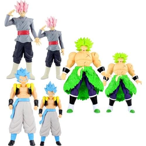 31-46cm Dragon Ball Z DBZ Anime Super Saiyan Son Goku Broly Vegeta PVC Action Figure Cartoon Model Toys Kids Gift Brinquedos