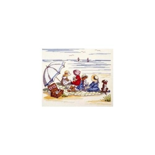 NN xiaoyi cotton self-matching cross stitch Cross stitch RS cotton comes with Yesterdays collection - Beach Party