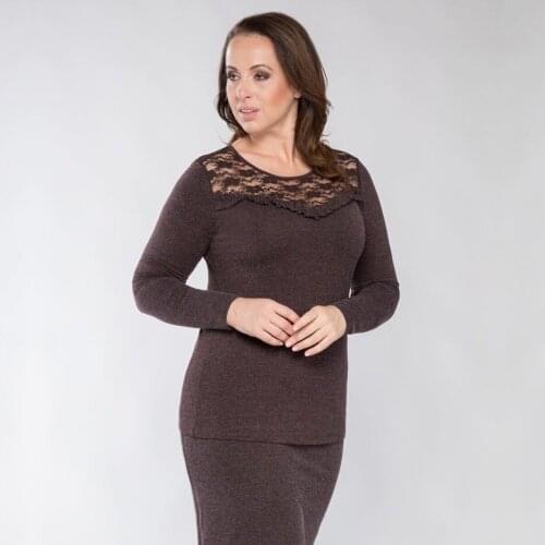 Lala Style Brown Blouses