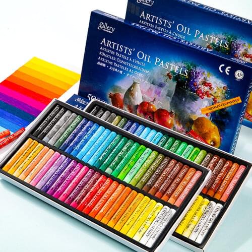 12/25/48Colors Oil Pastel for Artist Graffiti Soft Pastel Painting Drawing Pen School Stationery Art Supplies Soft Crayon Set