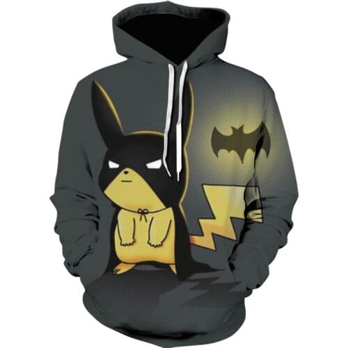 2021 new anime video hooded sweater 3D printed cartoon hoodie Harajuku jumper Autumn and winter coat Men tops Casual sweatshirt