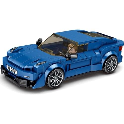 New Creator Pull-Back Figures MOC Speed Champions Racing Sports Car Building Blocks Kit Bricks Classic Model For Kids Toys Gift