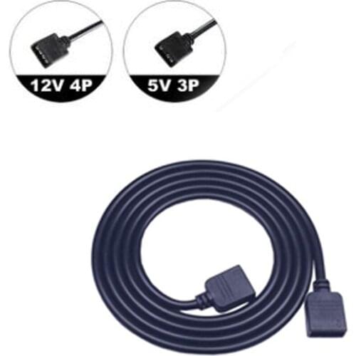 ARGB 5V 3Pin/12v 4Pin RGB LED strip Connector Splitter Cable wire for PC FAN MSI ASUS Aura SYNC AORUS RGB ADD Header Motherboard