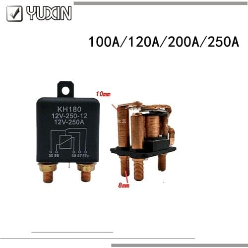 New Car Truck Motor Automotive high current relay 12V/24V 200A 150A Continuous type Automotive relay car relays