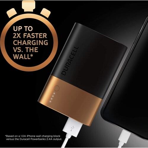 Duracell rechargeable Powerbank 10050 mAh | 3 day portable charger | Compatible With iPhone iPad Samsung Android Nintendo