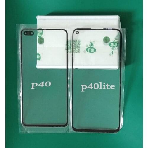 20pcs/lots LCD Outer Glass Lens For HUAWEI P40 P40Pro P30 P20 Pro P40lite Lite Touch screen Repairing