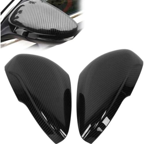 2pcs Rearview Wing Mirror Cover Cap Carbon Fiber Style Replacement for Ford Focus 2019 2020 2021 Car style