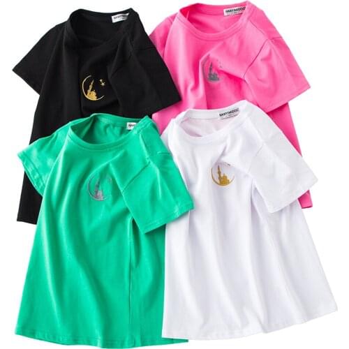 1PC 2020 Pure Cotton Muslim Islam Summer Style Mosque Printed T Shirt Fashion Father & Son Short Sleeve Tee Shirt