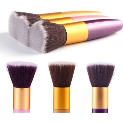 1Pcs Professional Flat Makeup Brushes Powder Liquid Foundation Blush Brush Concealer Contour Facial Make up Brushes Tool