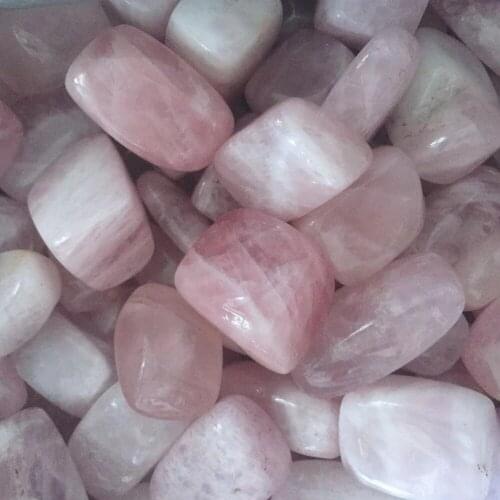 1000g drop shipping natural rose quartz Crystal gemstone meditation reiki healing nice pink crystal tumble cube stone wholesale