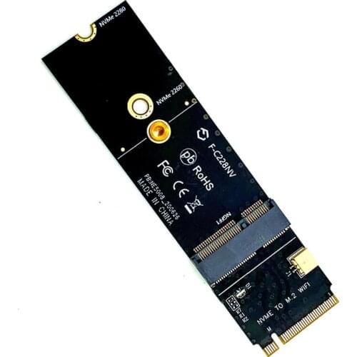 M.2 KEY-M to KEY A-E/E Adapter Riser Card for M.2 NGFF PCIE Protocol Wireless Network Card Module Support 2230 2242 size M2 Card