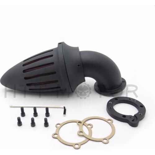 Aftermarket free shipping motor parts Air Cleaner intake filter kits for Harley Davidson S&S custom CV EVO XL Sportster BLACK