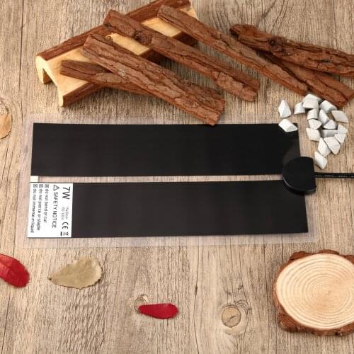 110V 7W Pets Rapid Heating Sheet Reptile Crawler Waterproof Temperature Heating Pad Warmer Mat with Temperature Controller