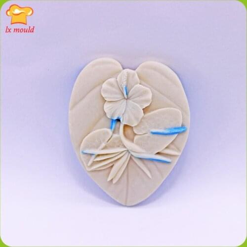 LXYY New Pansy Flower Silicone Mould Cake Decorating Mold Chocolate Icing Baking Fondant