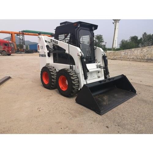 Mini Wheeled Skid Steer With Optional Attachments Small Mid Size Backhoe Loader