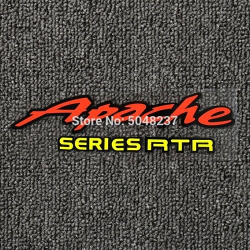 PVC fluorescent sticker red yellow Decal for apache motorcycle