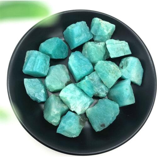 1PC Natural Raw Amazonite Stone Rough Crystal Mineral Stones Specimen Healing Decor Natural Stones and Minerals
