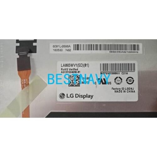 New Original 6.5" inch LCD Screen Display LA065WV1-SD01 LA065WV1(SD)(01) LA065WV1SD01 for Car Navigation