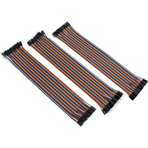 Dupont Line 10CM 20CM 30CM 40Pin Male to Male + Male to Female and Female to Female Jumper Wire Dupont Cable for Arduino DIY KIT