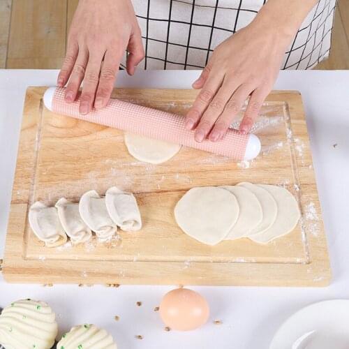 Plastic Rolling Pin Floating Point Exhaust Roller Non-stick Food Grade Kitchen Pastrys Dough Making Decor Tool STTA889