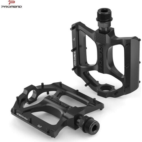 PROMEND Bicycle Pedal Mountain Bike Pedal Aluminum Alloy 3 Palin DU Bearing Bicycle Pedal M28E with LED Light Bike Accessories