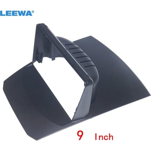 LEEWA Car Audio Fascia Frame Adapter For Ford Fiesta 9" Big Screen 2DIN Dash Fitting Panel Frame Kit #CA6378