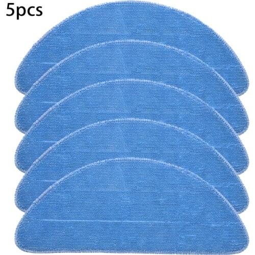 5pcs/lot Robot Vacuum Cleaner Reusable Mop Cloth Rags For ABIR X6 X5 X8 Replacement Accessories Home Appliance