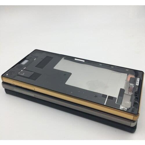 RTBESTOYZ Original 5.5inch For Sony Xperia Z5 Premium Z5P E6853 E6833 E6883 Bezel Middle Frame Housing Cover Replacement Parts