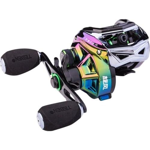 Baitcasting Fishing Reel 7Kg Braking Power 8BBs Hand Wheels 7.5:1 High Speed Carp Lure Fishing Carretilha De Pesca Distant Wheel