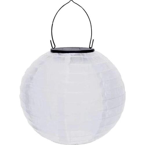 Solar Lantern 30cm Solar Lantern Outdoor Courtyard Decoration Lighting Ancient Style Traditional Art Lantern