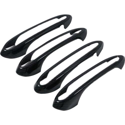 Car Outer Door Handle Cover Hollow Door Handle Protection Covers Sticker Car Accessories For-BMW 5 Series