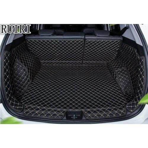 High quality! Full set car trunk mats for Hyundai Creta 2020 waterproof boot carpets cargo liner mats for Creta 2019-2015