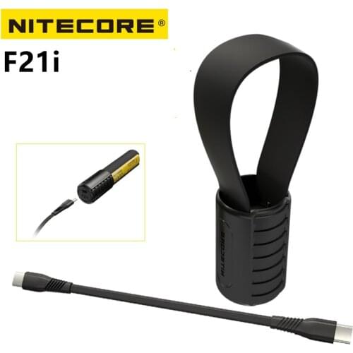 NITECORE F21i 18W USB-C Dual Way Fast Charger +2-in-1 Power Bank&Battery Charger Gift Flashlight