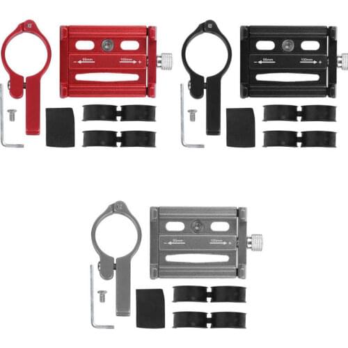 Aluminium Alloy Mobile Phone Holder Clip Portable Motorcycle Bicycle Fixed Bracket Support GPS Holder Bicycle Accessory