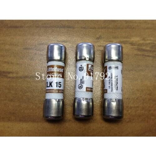 [ZOB] The United States Litteituse Netlon KLK15 15A600V 500VDC 10X38 import fuse tube --10PCS/LOT